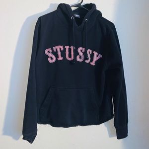 SM Stussy Cropped Hoodie